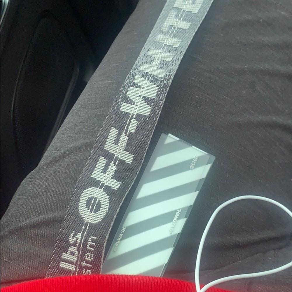 Off white belt from Lafayette in Paris